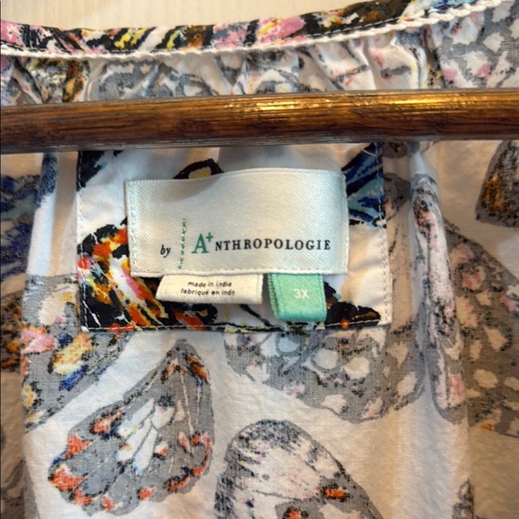 Anthropologie Multicolor Butterfly Somerset Dress - Picture 2 of 7